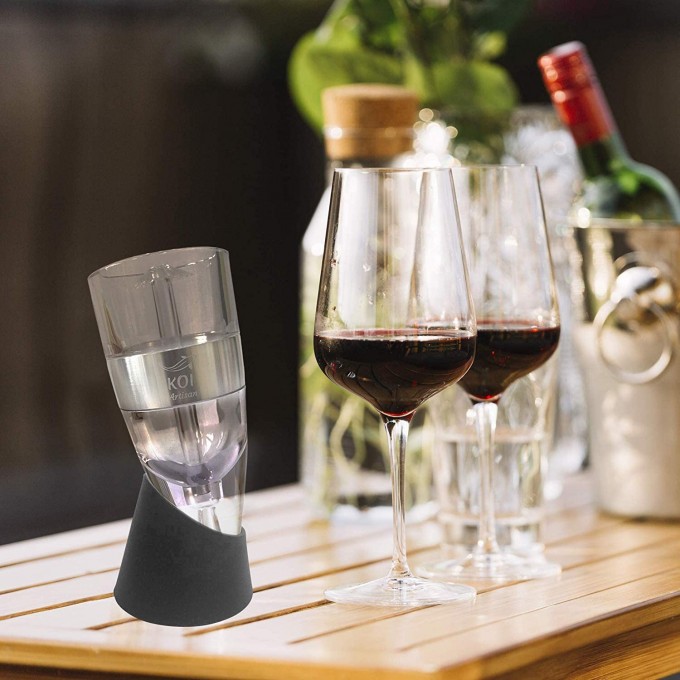 Wine Decanter Wine Aerator Set – Red Wine Pourer and Wine Stopper