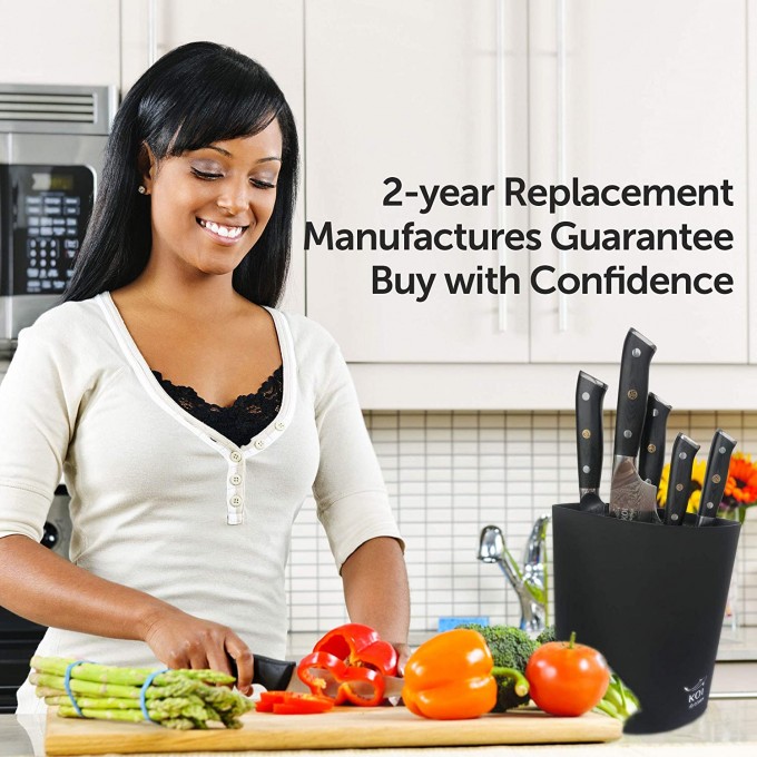 KOI ARTISAN – SPACE SAVING KNIFE BLOCK – STORES UPTO 10 KNIVES