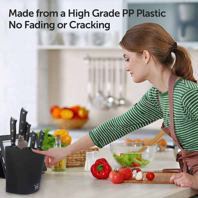 KOI ARTISAN – SPACE SAVING KNIFE BLOCK – STORES UPTO 10 KNIVES