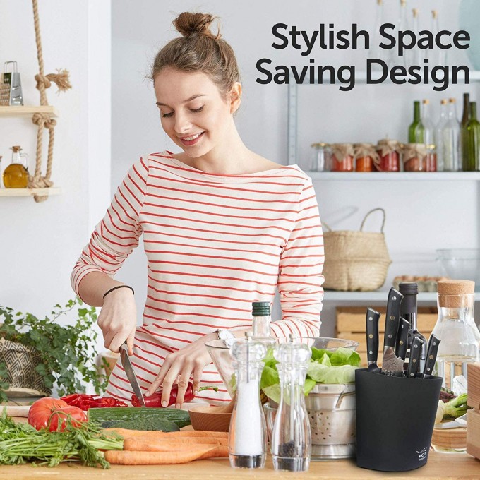 KOI ARTISAN – SPACE SAVING KNIFE BLOCK – STORES UPTO 10 KNIVES