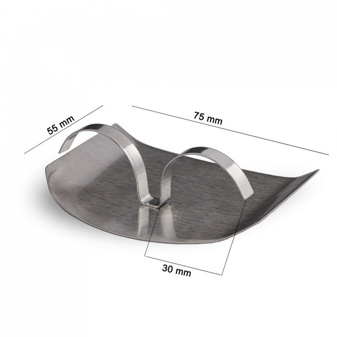 KOI ARTISAN Finger Guard Chopping – Stainless Steel Finger Shield for Cutting, Slicing and Dicing