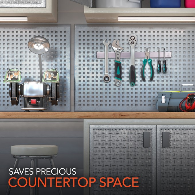 Koi Artisan Magnetic Knife Holder for Wall 40 cm (16″) – Wall Mount Horizontal Knife Bar