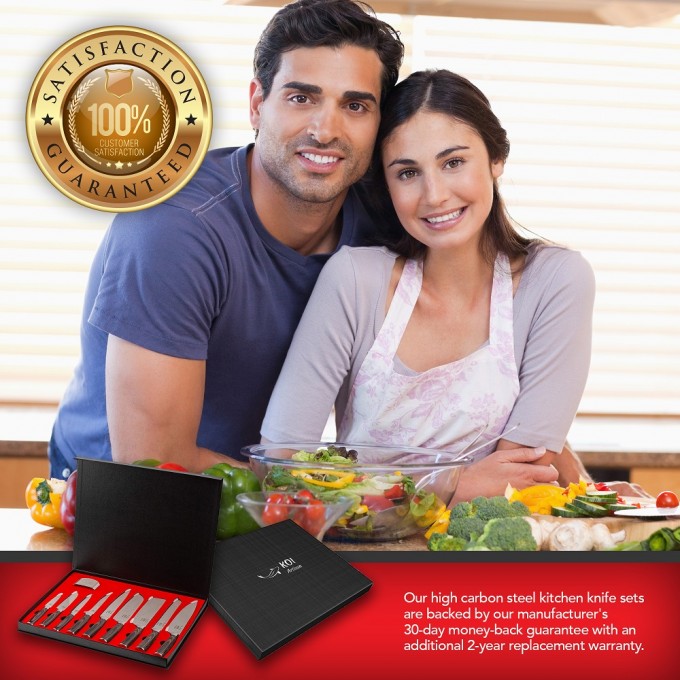 KOI ARTISAN – EVERYDAY RANGE 9 PIECE COMPLETE KNIFE SET