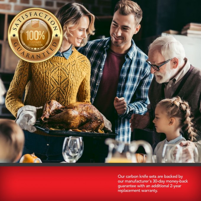 Koi Artisan Carving Knife and Fork Set